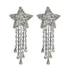 Accesorios Fetiche Suances | Pendientes Estrella Cristales Plata