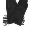 Accesorios Fetiche Suances | Guantes Ante Flecos Negro