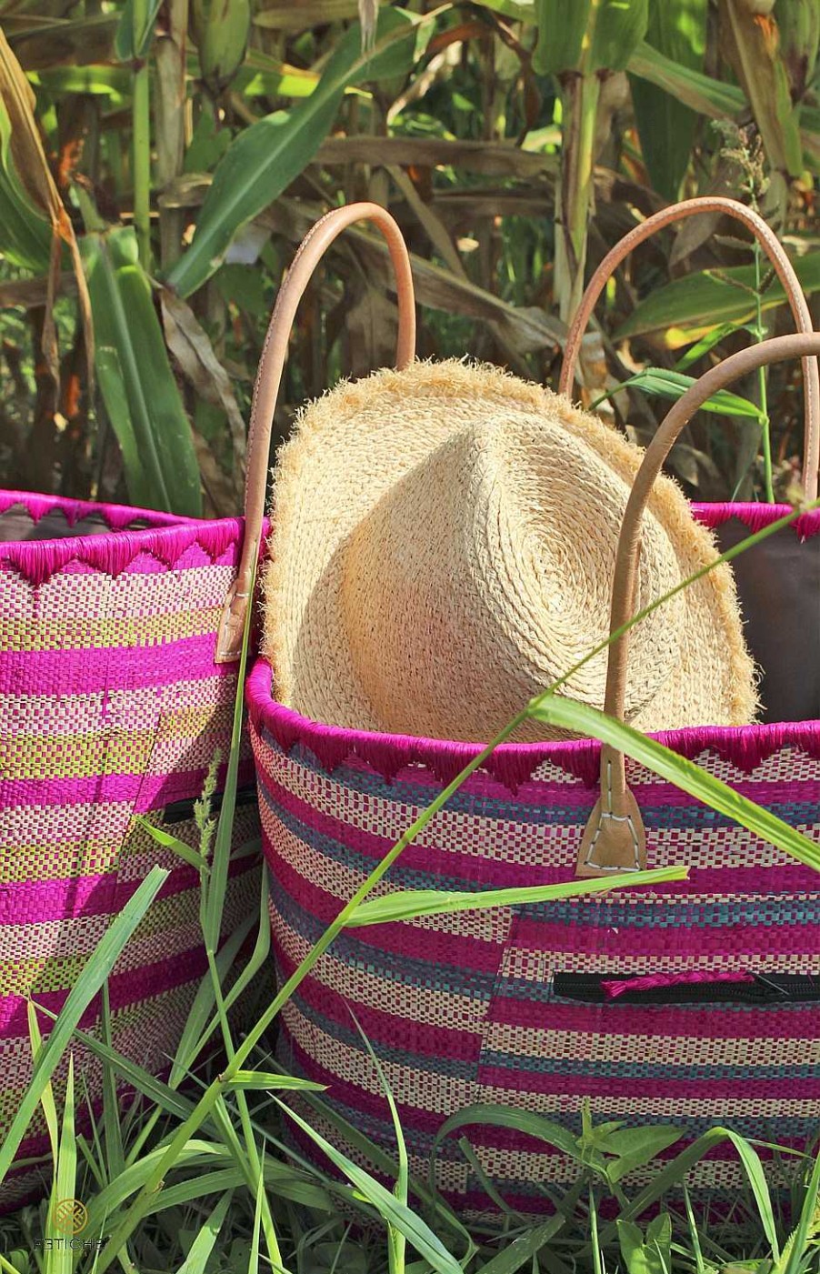 Bolsos Fetiche Suances | Maxi Capazo Boho Fucsia