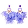 Accesorios Fetiche Suances | Pendientes Viola Maxi Petalos Viola