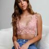 Ropa Fetiche Suances | Top Bralette Encaje Rosa Nude