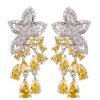 Accesorios Fetiche Suances | Pendientes Flor Gotas Amarillas