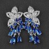 Accesorios Fetiche Suances | Pendientes Flor Lagrimas Azules