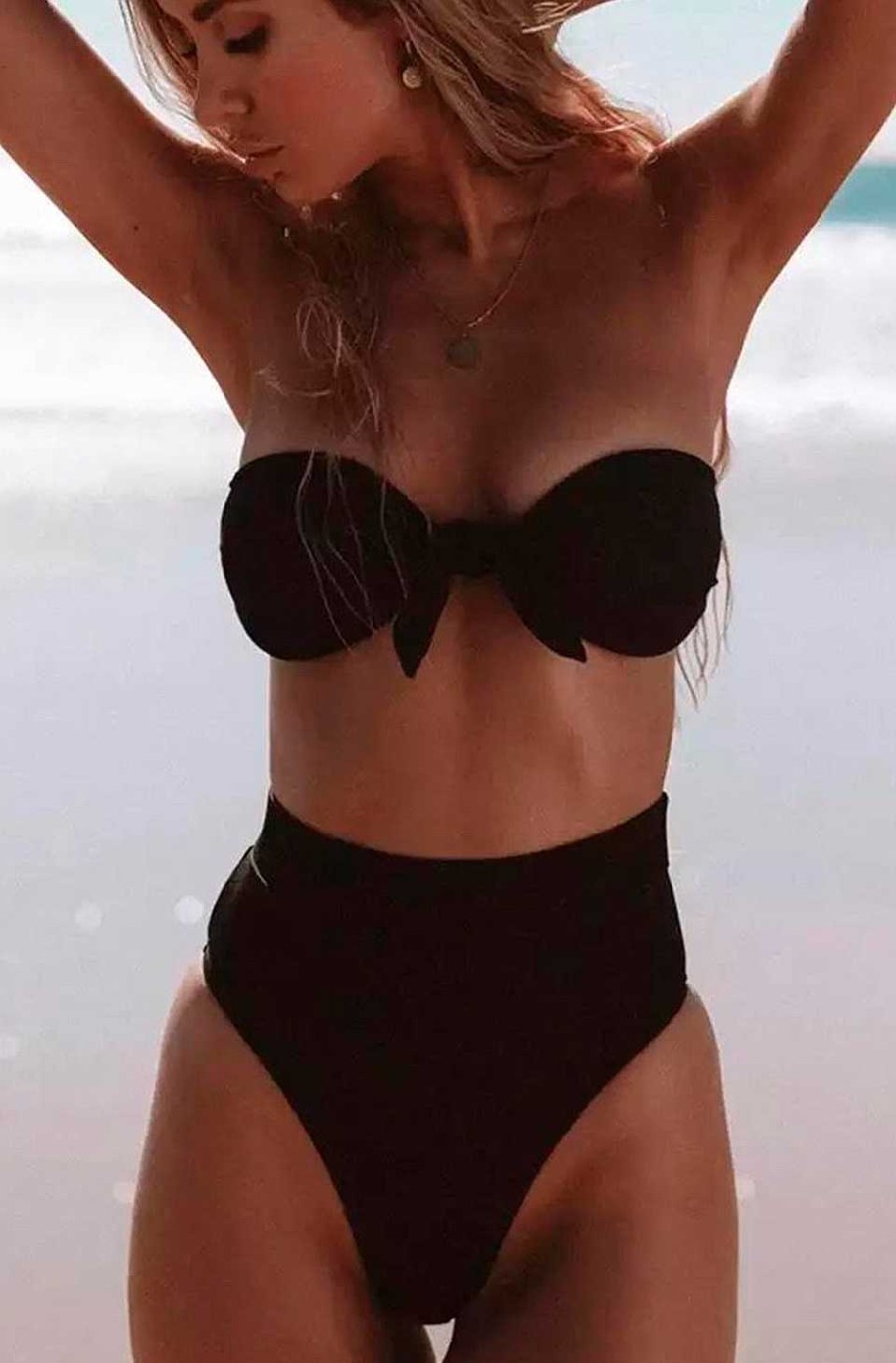 Ropa Fetiche Suances | Bikini Negro Lazada