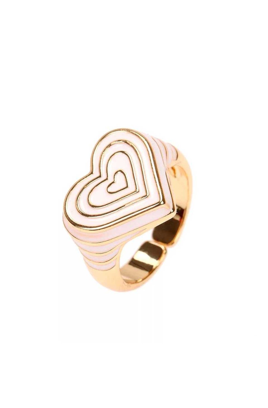 Accesorios Fetiche Suances | Anillo Coraz N Pop Blanco