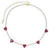 Accesorios Fetiche Suances | Collar Corazones Rubies