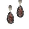 Accesorios Fetiche Suances | Pendientes Gota Snake Rojo