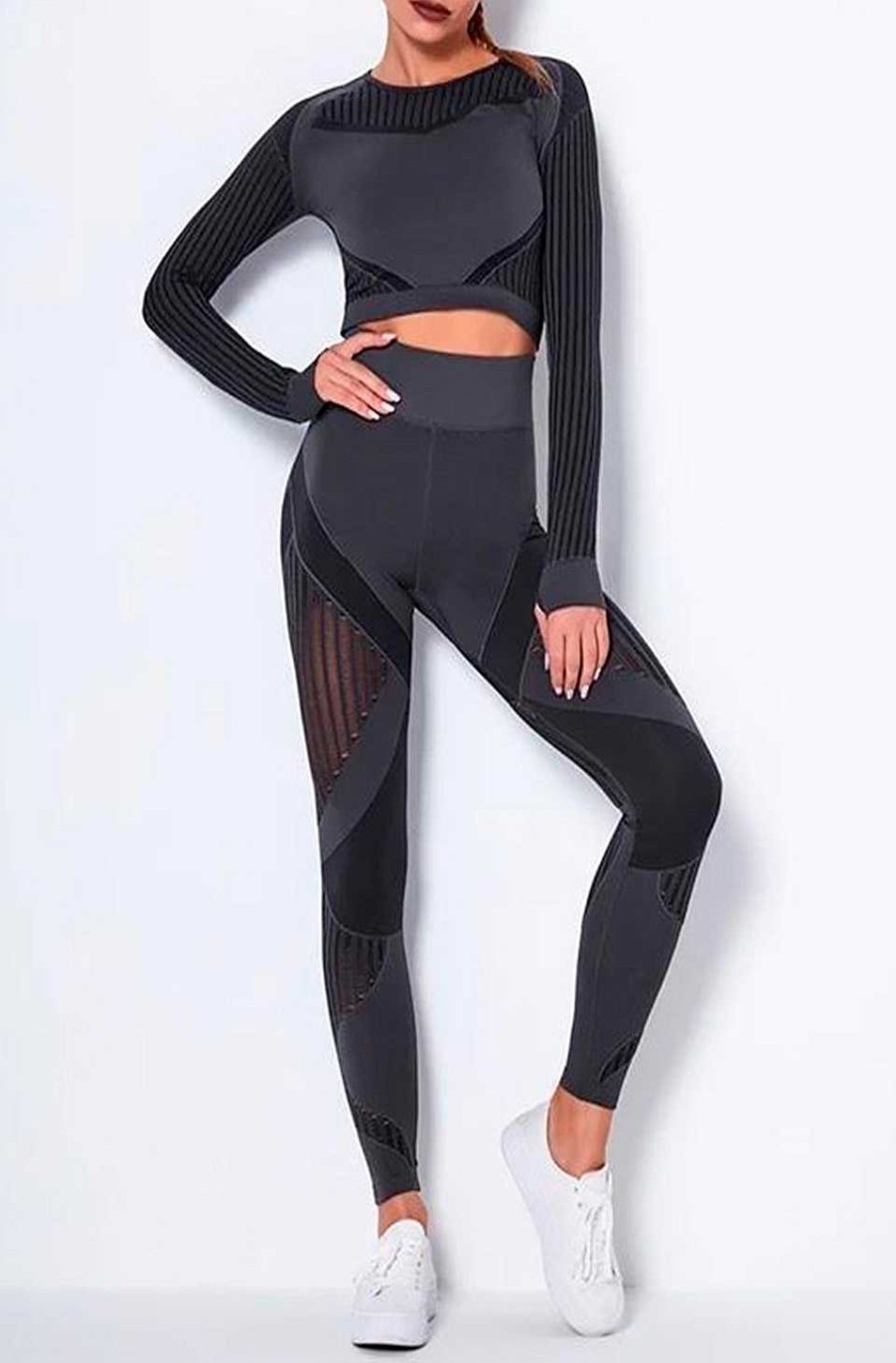 Ropa Fetiche Suances | Set Gym Negro