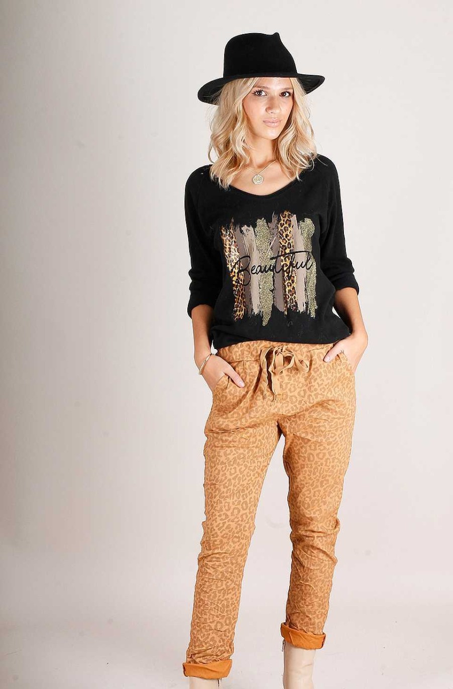 Ropa Fetiche Suances | Joggers Leopard Mustard