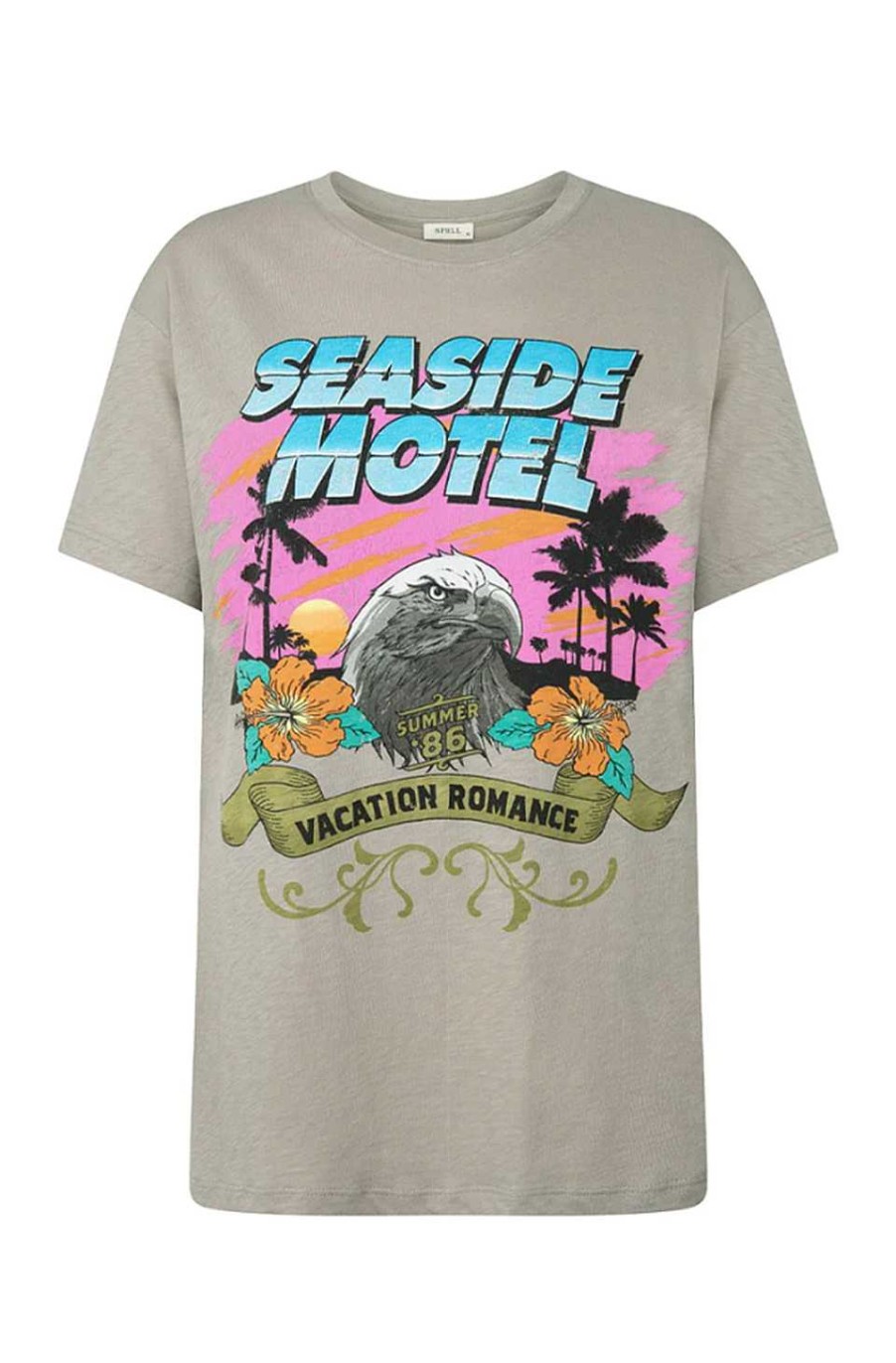 Ropa Fetiche Suances | Seaside Motelbiker Tee-Pebble & The Gypsy Spell & The Gypsy