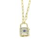 Accesorios Fetiche Suances | Collar Candado Lucky Eye