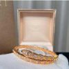 Accesorios Fetiche Suances | Pulsera Serpiente Circonitas Gold