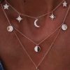 Accesorios Fetiche Suances | Collar Sol, Luna Y Estrellas