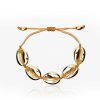 Accesorios Fetiche Suances | Pulsera O Tobillera Cowrie Dorada 24K