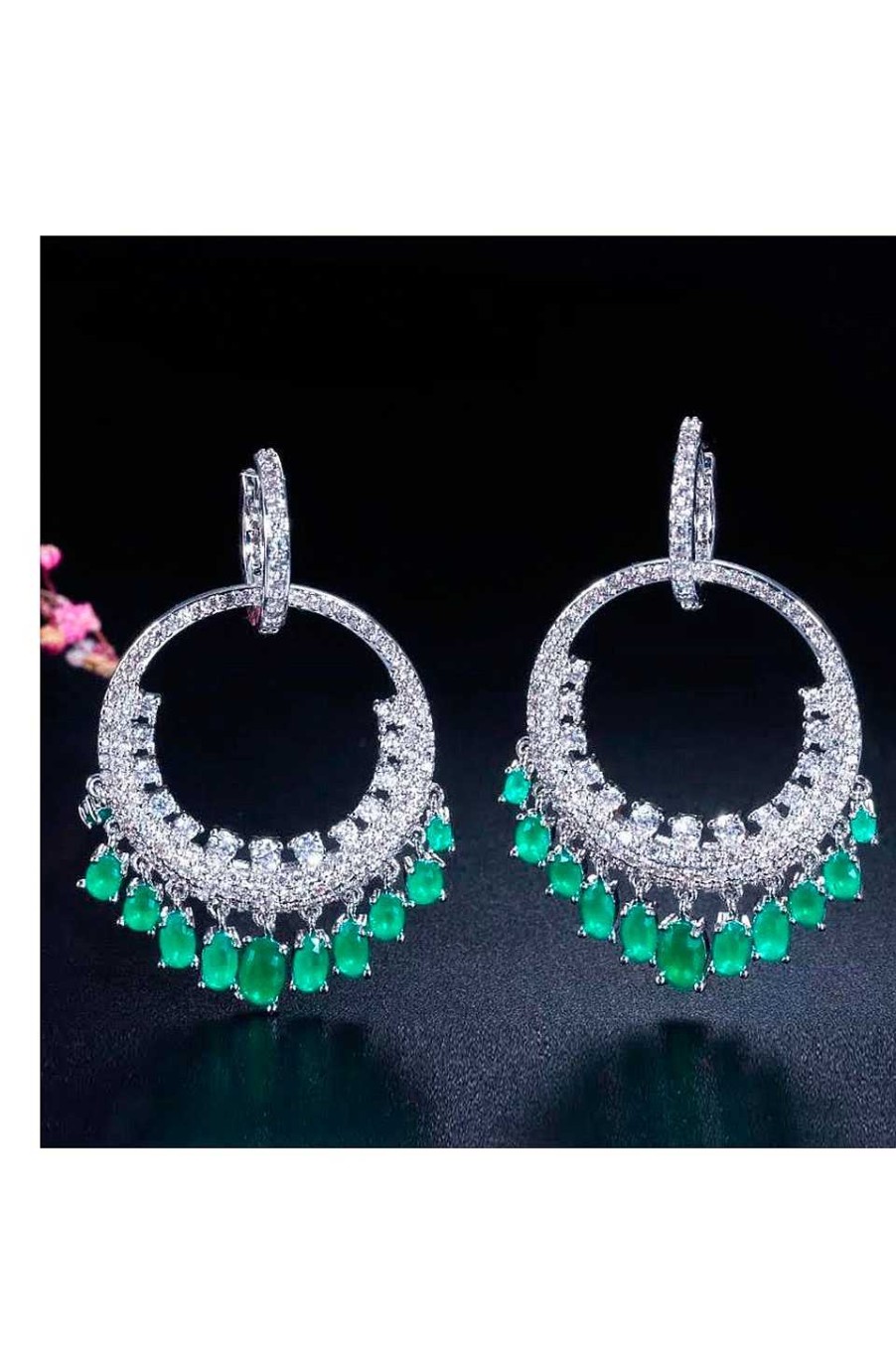 Accesorios Fetiche Suances | Pendientes Noria Verde Esmeralda