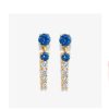 Accesorios Fetiche Suances | Mini Pendientes Lagrima Detalle Azul