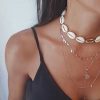 Accesorios Fetiche Suances | Chocker Concha Dorada 24K