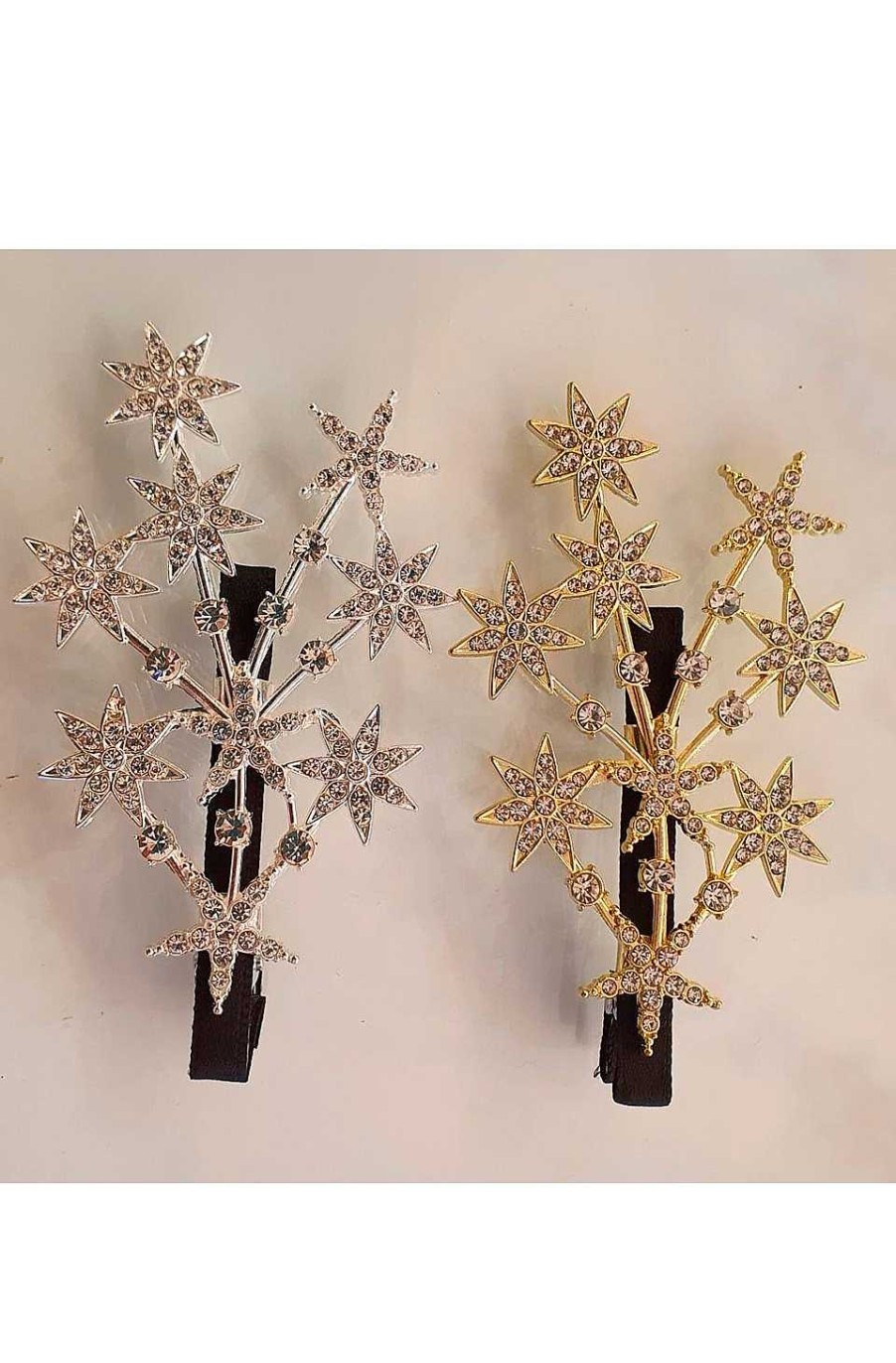 Accesorios Fetiche Suances | Horquilla Estrellas Cristales Silver