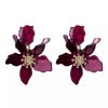 Accesorios Fetiche Suances | Pendientes Resina Flor Granate