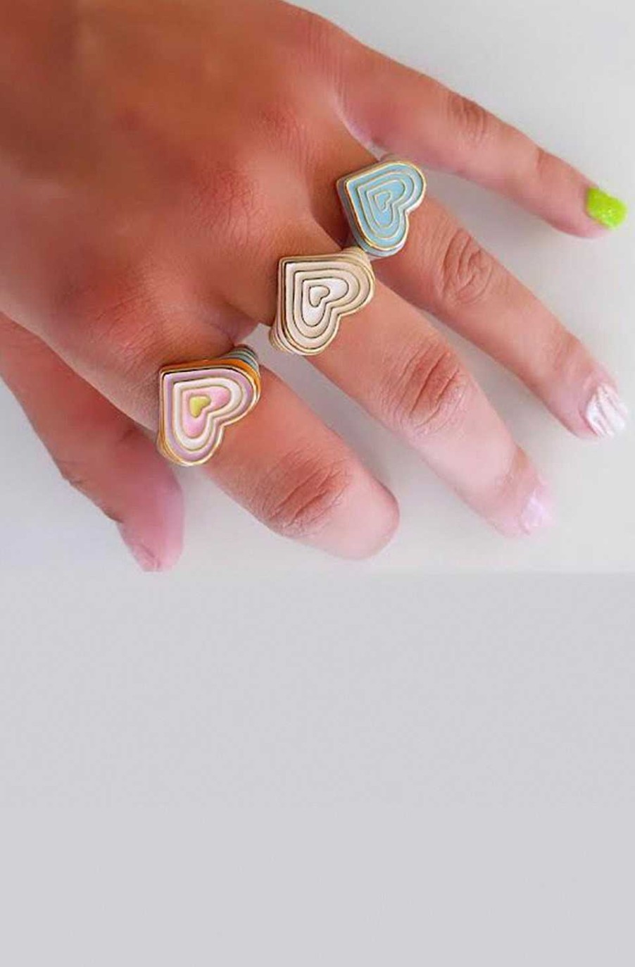 Accesorios Fetiche Suances | Anillo Coraz N Pop Lime