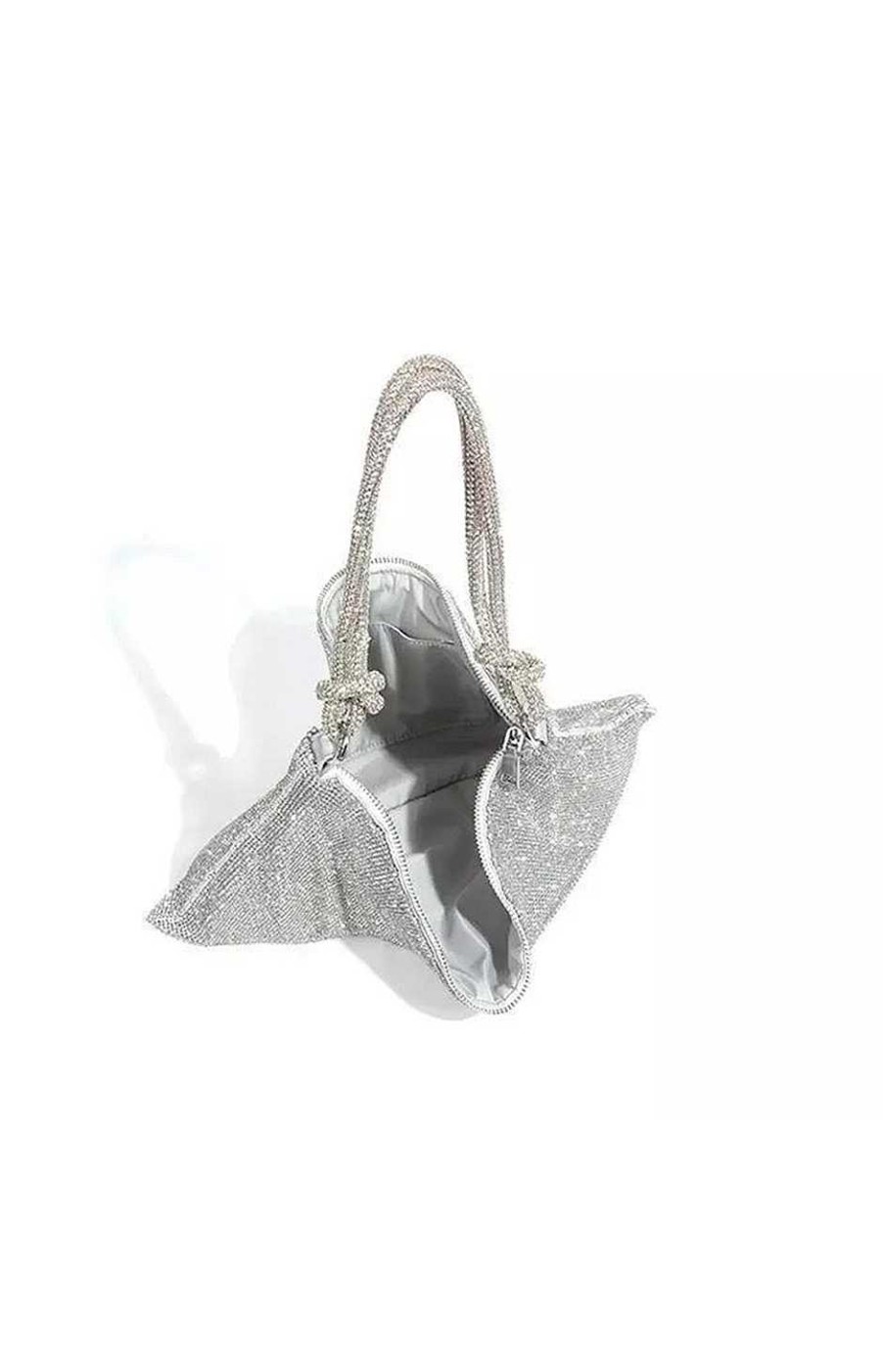 Bolsos Fetiche Suances | Bolso Joya Con Cristales Plata