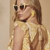 Accesorios Fetiche Suances | Gafas De Moda Coraz N Amarillo Pastel