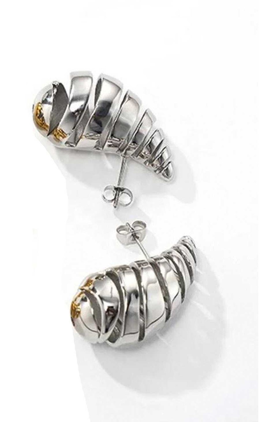 Accesorios Fetiche Suances | Pendientes Espiral Plata