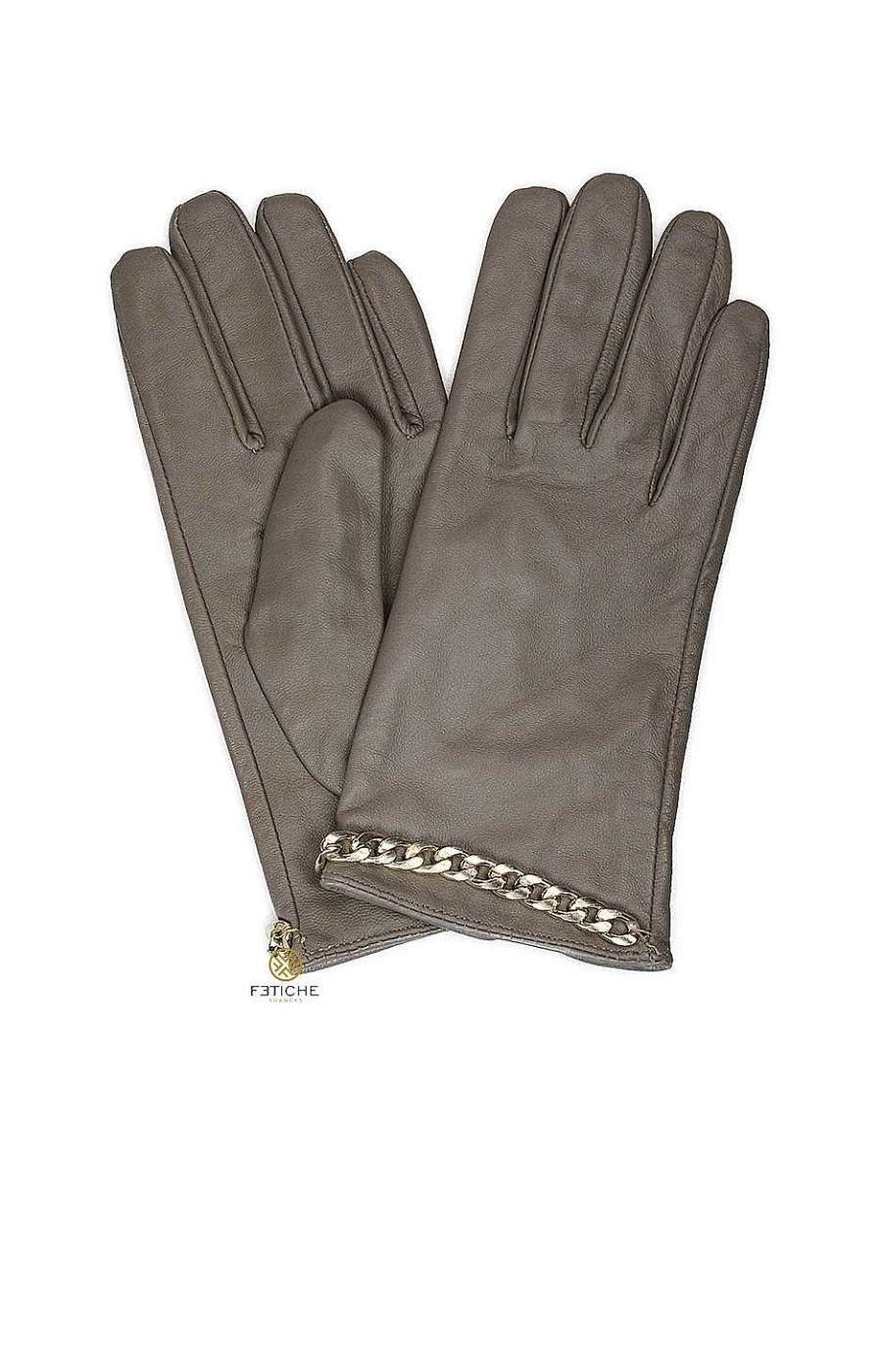 Accesorios Fetiche Suances | Guantes Cadena Beige