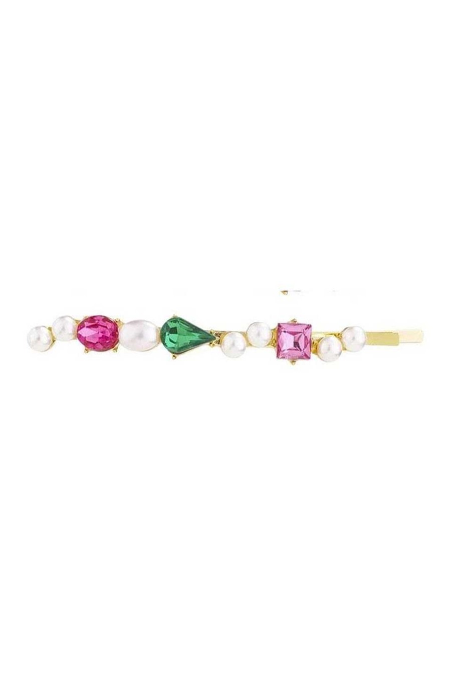 Accesorios Fetiche Suances | Horquilla Multicolor Strass Y Perlas