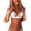 Ropa Fetiche Suances | Bikini White Floral Lace