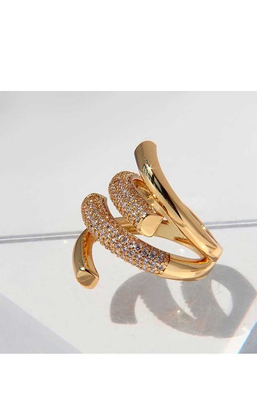 Accesorios Fetiche Suances | Anillo Envolvente Dorado