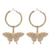 Accesorios Fetiche Suances | Pendientes Mariposas Doradas