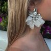 Accesorios Fetiche Suances | Pendientes Petalos Flor Blanca