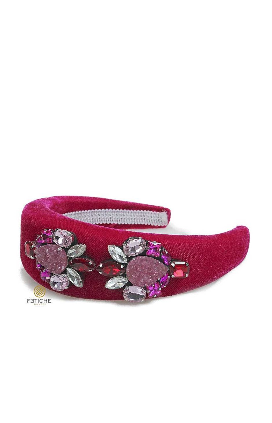 Accesorios Fetiche Suances | Diadema Terciopelo Rosa