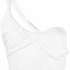 Ropa Fetiche Suances | Top De Cuero Un Tirante Blanco