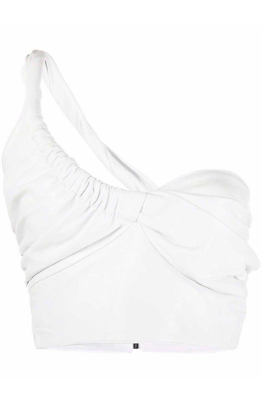 Ropa Fetiche Suances | Top De Cuero Un Tirante Blanco