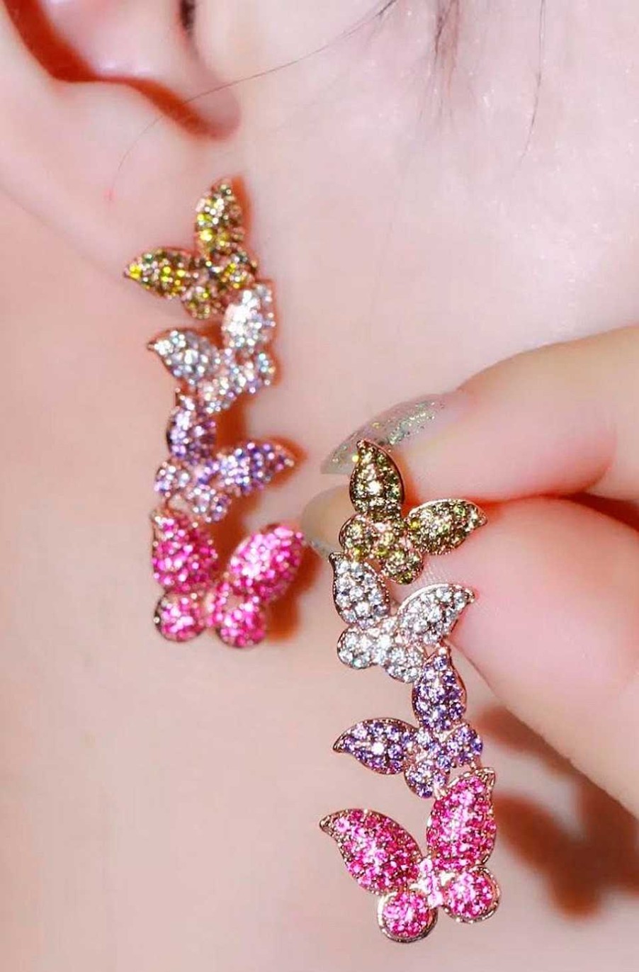 Accesorios Fetiche Suances | Pendientes Mariposas Multi