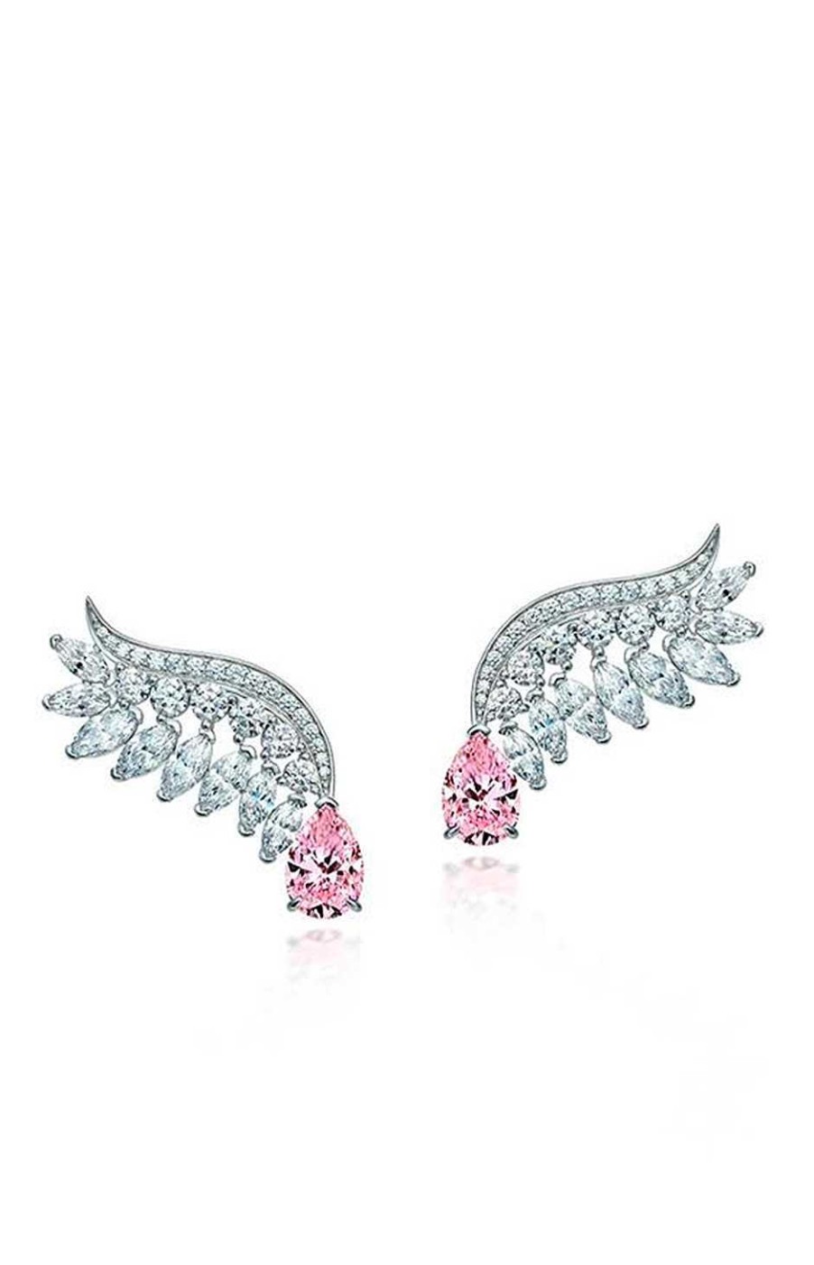 Accesorios Fetiche Suances | Pendientes Plata Wings Pink