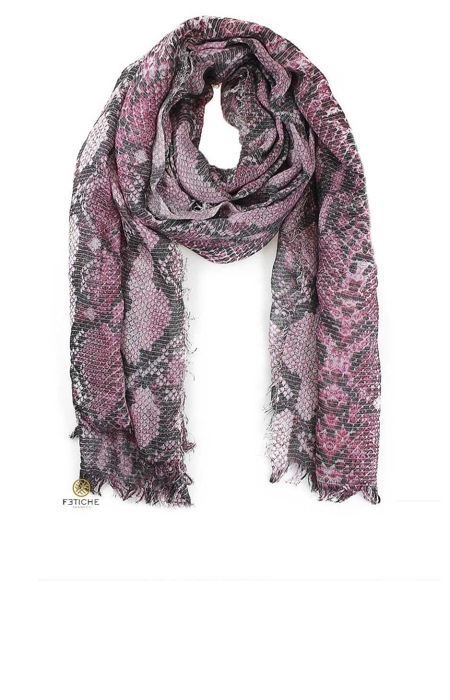 Accesorios Fetiche Suances | Foulard Snake Rosa