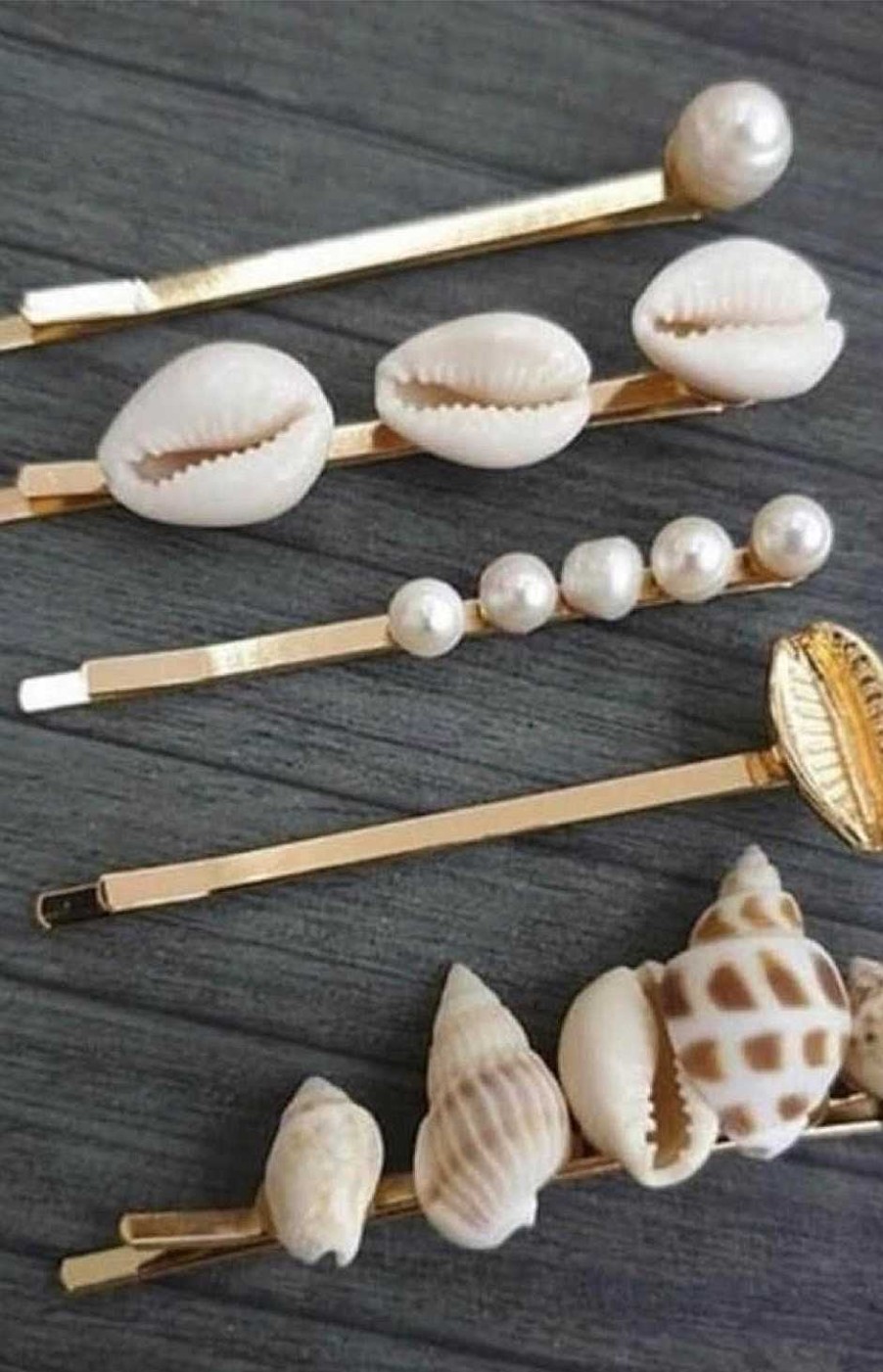 Accesorios Fetiche Suances | Horquilla Golden Shell