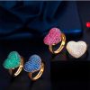 Accesorios Fetiche Suances | Anillo Coraz N Fucsia Brillante