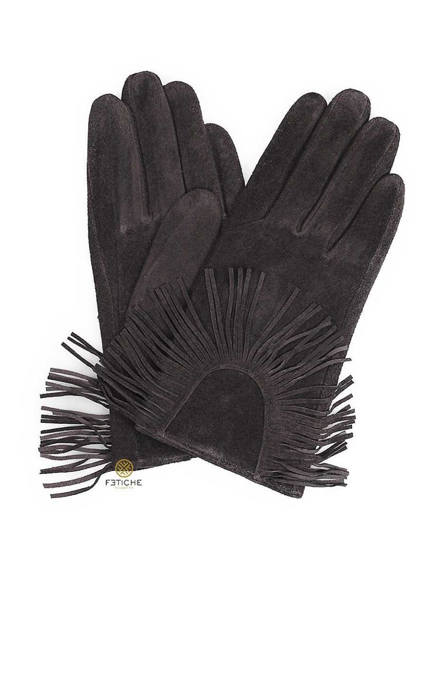 Accesorios Fetiche Suances | Guantes Ante Flecos Marr N