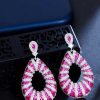 Accesorios Fetiche Suances | Pendientes Circonitas Pink & Silver