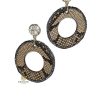 Accesorios Fetiche Suances | Pendientes C Rculo Snake Marr N