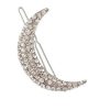 Accesorios Fetiche Suances | Horquilla Luna De Strass Plata