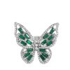 Accesorios Fetiche Suances | Anillo Mariposa Verde Emerald