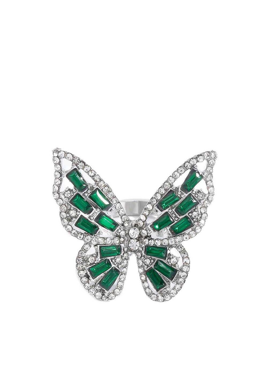 Accesorios Fetiche Suances | Anillo Mariposa Verde Emerald