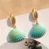 Accesorios Fetiche Suances | Pendientes Concha Agua Marina