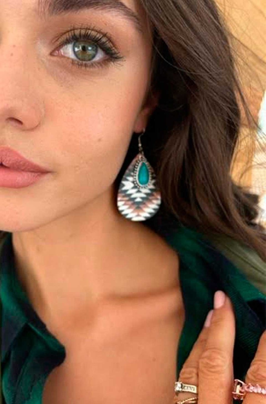 Accesorios Fetiche Suances | Pendientes Navajo Y Turquesa