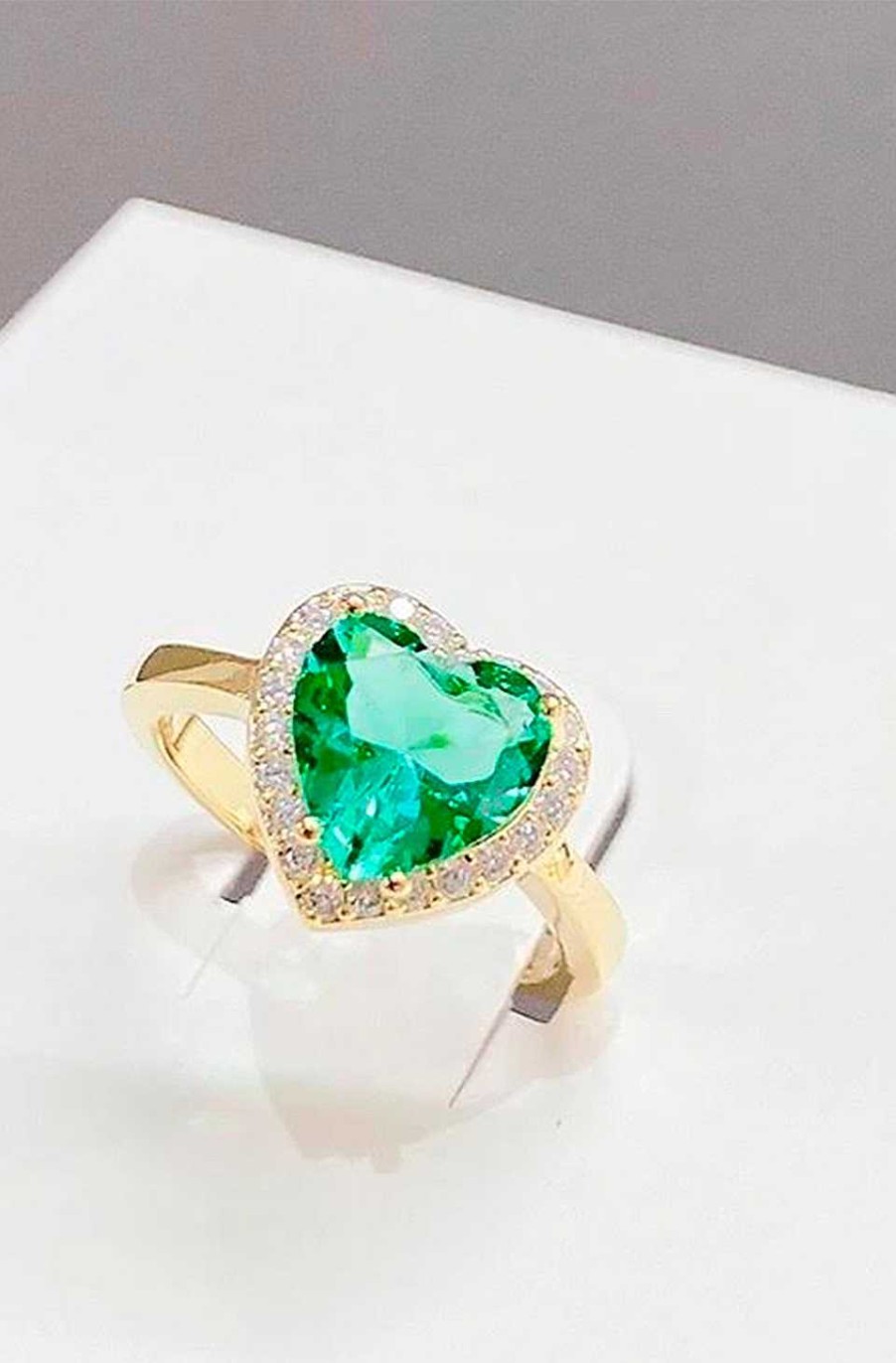 Accesorios Fetiche Suances | Anillo Coraz N Verde Esmeralda